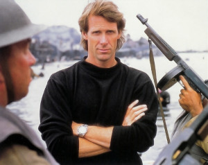 Micheal Bay, notable homogay flim destroyer, and SMN supporter. 