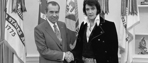 Elvis Presley and Richard Nixon