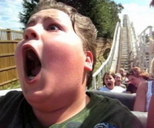 This deviant Roller Jerker just finished doing the Devil's Deed. Shameful.